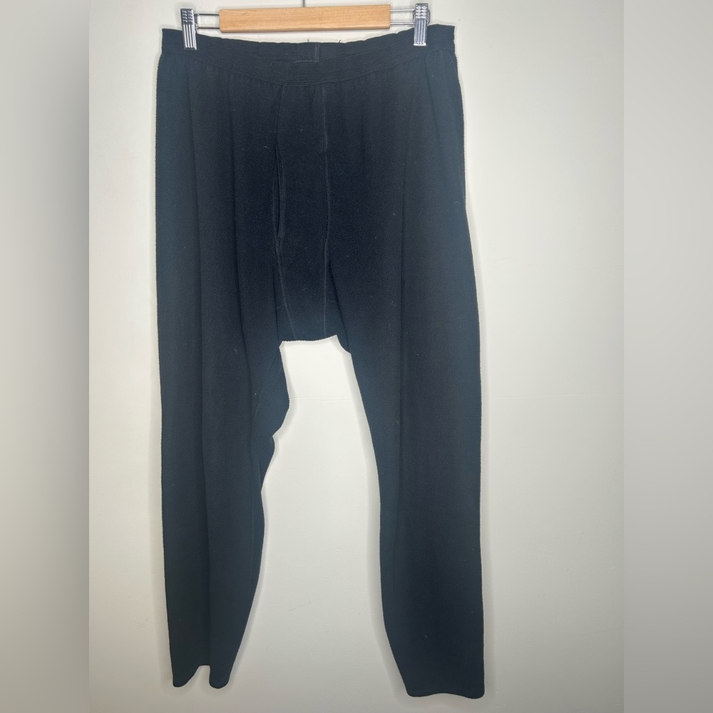 Patagonia Men’s Capilene Synchilla Fleece Black Base Layer Leggings XXL